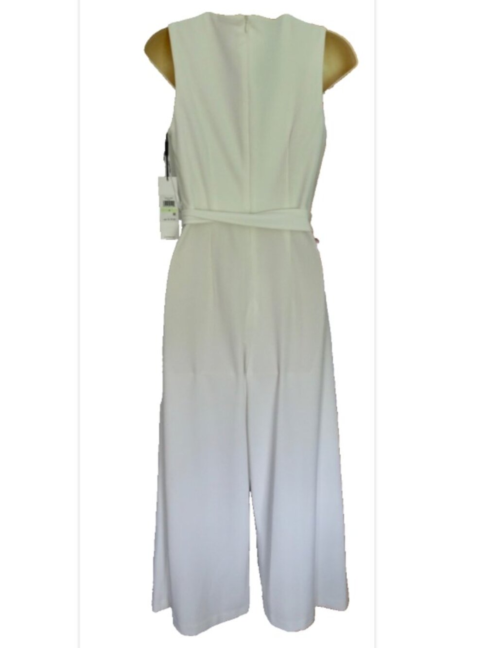NWT Calvin Klein Women's Stretch Crop Wide Leg Jumpsuit - Picture 3 of 12